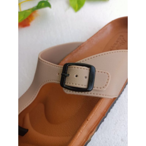 Sandal Jepit Wanita Murah Casual Sendal Wanita Birken Kekinian New Era LB 12013