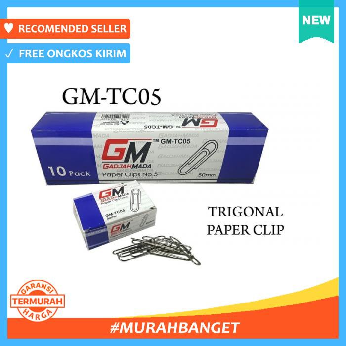 

Alat Tulis Paper Clip No. 5 Gm Tc05 - Pengikat & Perekat - Klip Kertas