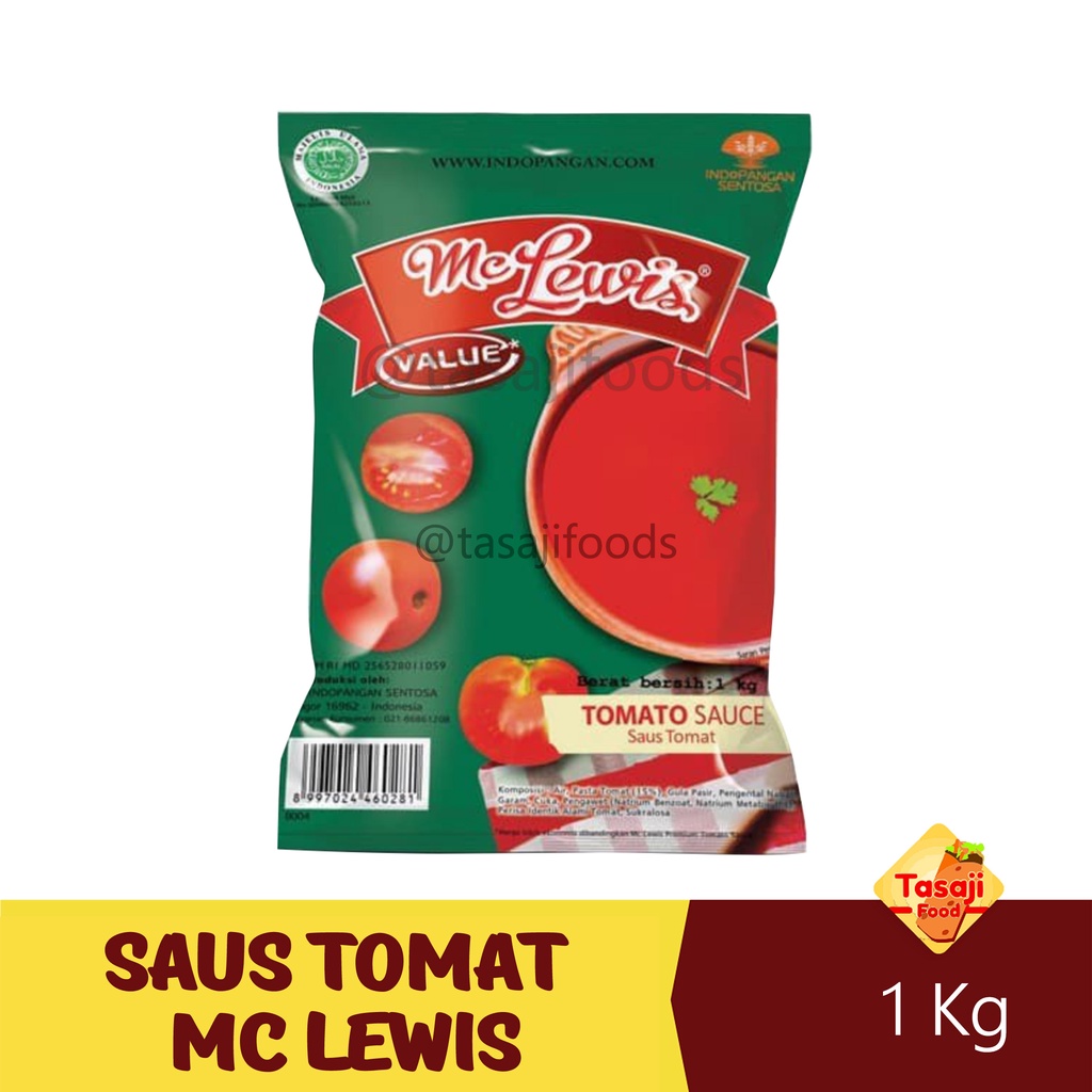 

Saus Tomat 1 Kg Mc Lewis