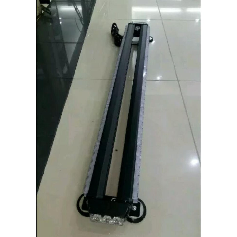 DIJUAL LAMPU STROBO POLISI 90CM 4 SISI ATAP MOBIL - LED BIRU - FEDERAL SIGNAL #6