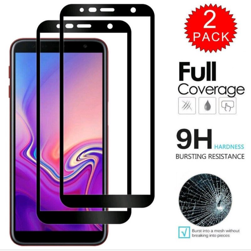 Tempered Glass Samsung 5D FULL A750/J6+/J7 PRIME/S10 LITE/A32/A52/A72/A02S temper anti gores kaca