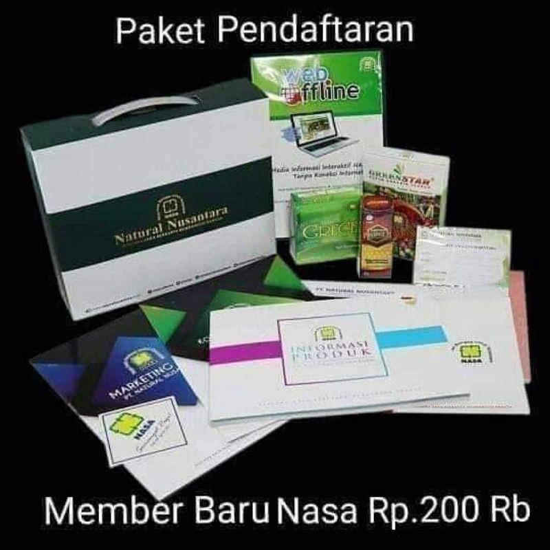 Kit member nasa/paket pendaftaran member nasa/daftar member