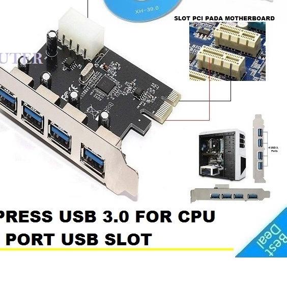 PCI EXPRESS USB 3.0 4PORT / PCI E USB 3.0 4PORT / PCI E CARD USB 3.0 4 PORT/ PCI USB 2.0 4 PORT