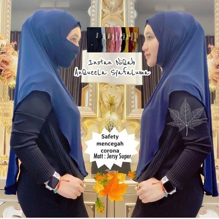 Jual Instan Niqab Syafaluma Hijab Instan Murah Hijab Terbaru Niqab Shopee Indonesia 9694