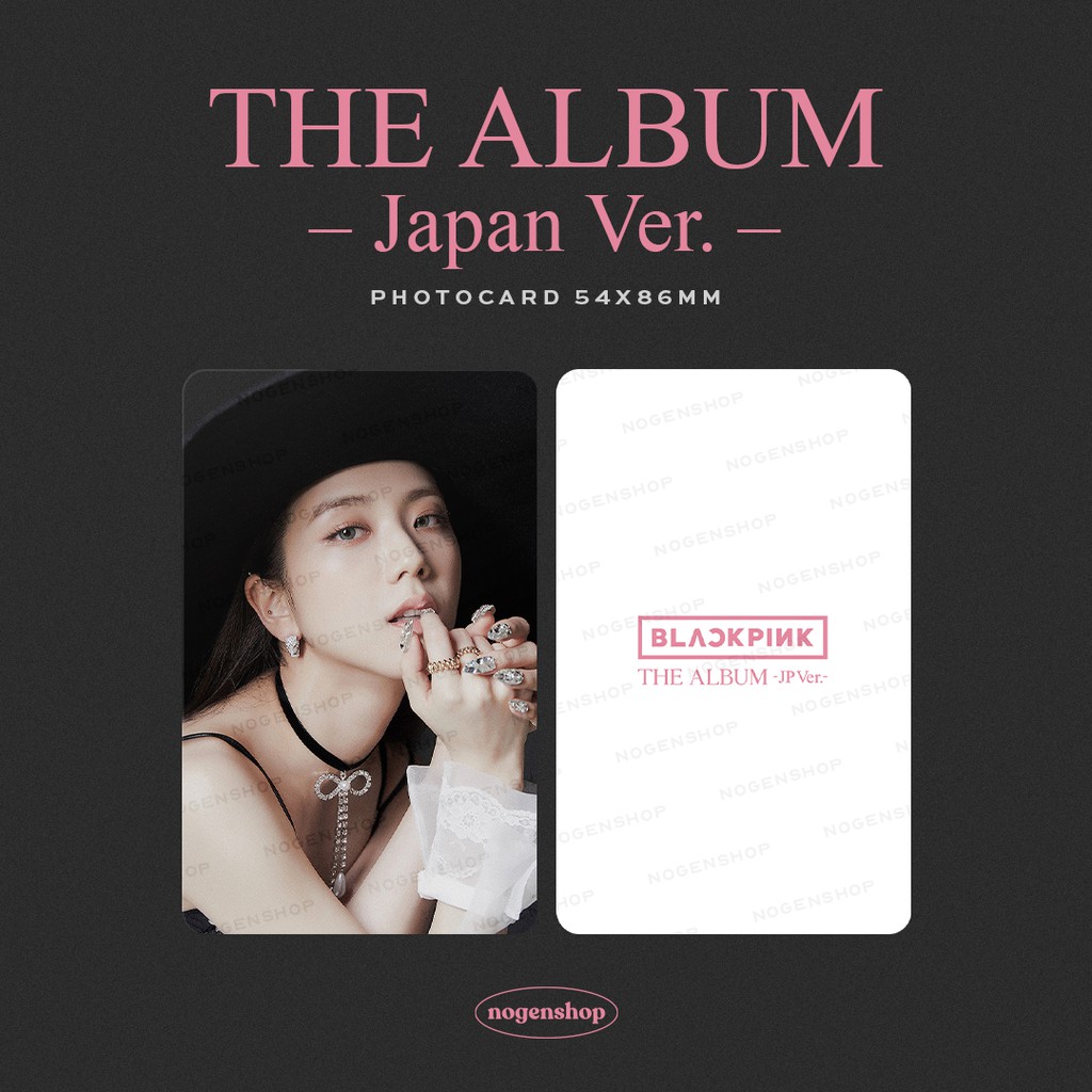 PHOTOCARD PC BLACKPINK THE ALBUM (Japan Ver.) [FANMADE]