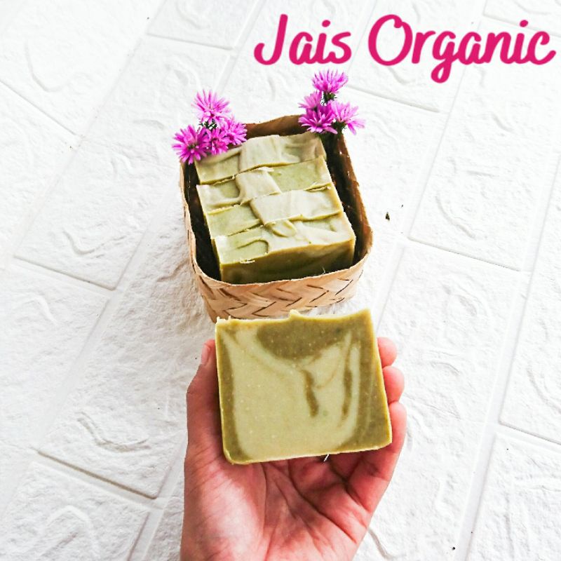 Binahong Green Clay Handmade Natural Soap Bar / Sabun Alami Eksim &amp; Luka