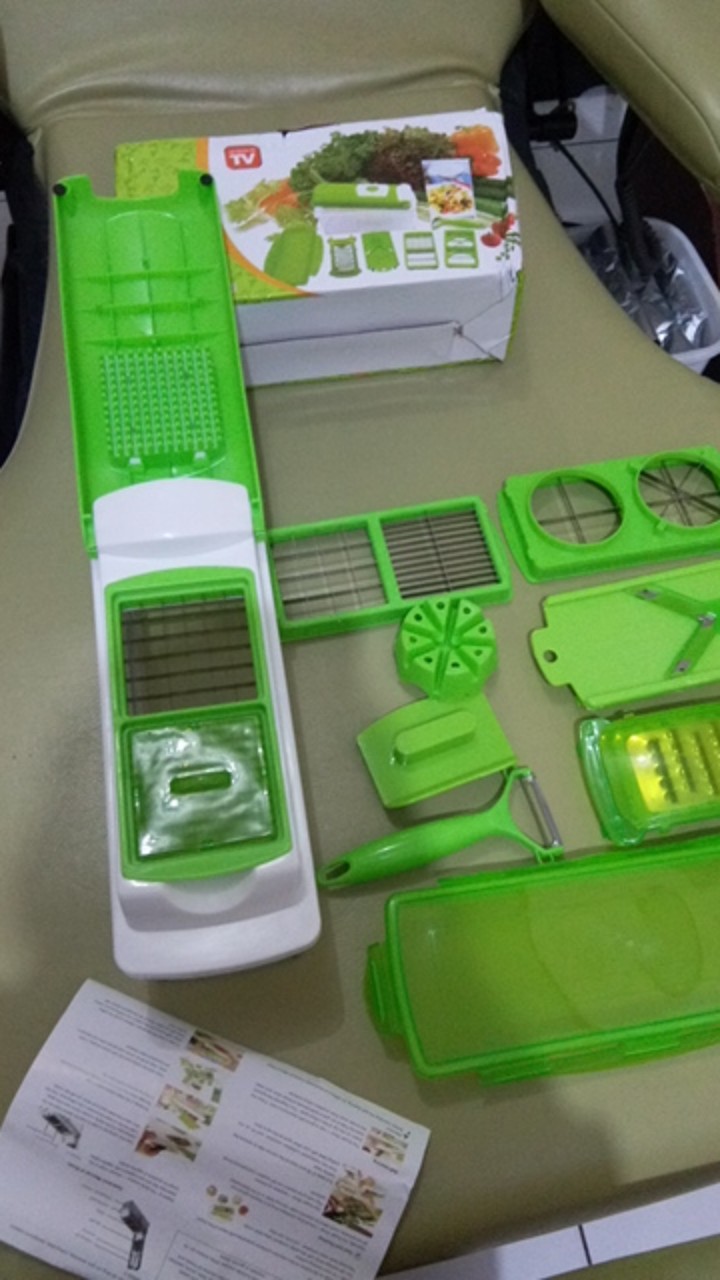 Ori Genius Nicer Dicer Plus Pemotong Serbaguna As Seen On Tv Parutan Serutan Multifungsi Alat Dapur