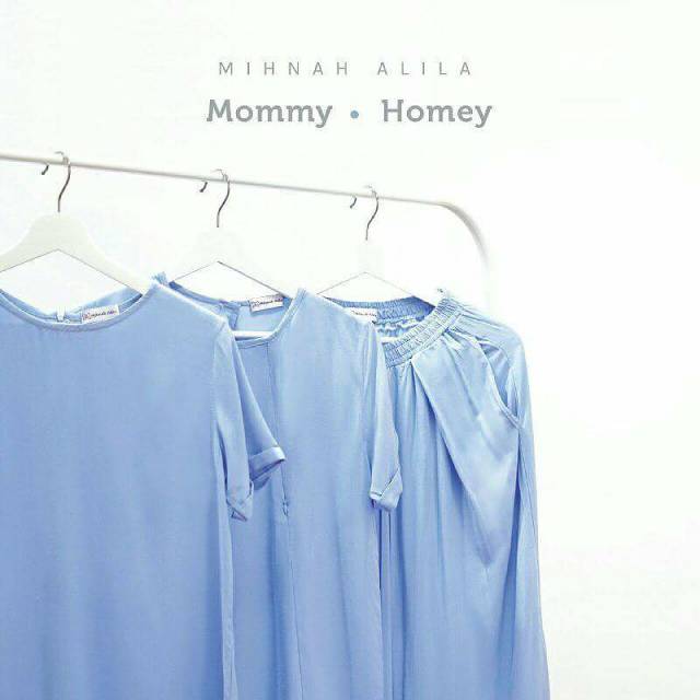 Mihnah set mommy / homey skyblue