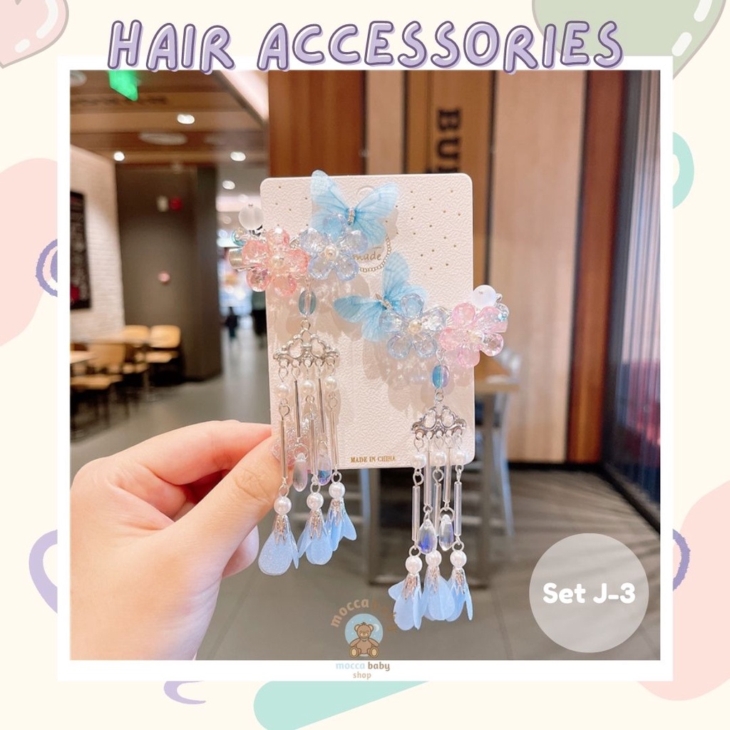 MBSS - JEPIT HANDBOOK Set Jepit Korea Jepit Rambut Hair Clip Anak Perempuan