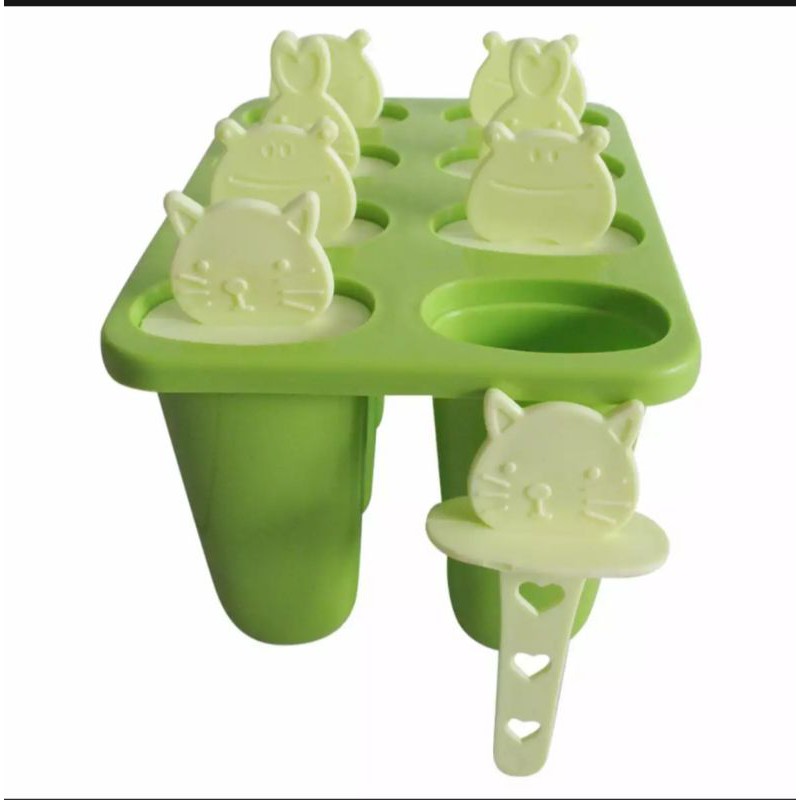 Cetakan Es Krim Lucu 8 Stick Karakter / Ice Tray / tce 1073 golden sunkist