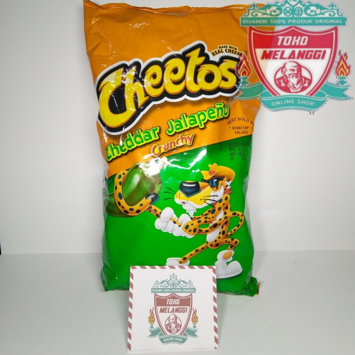 

⭐ COD ⭐ Cheetos Cheddar Jalapeno Crunchy 227 gr MADE IN USA