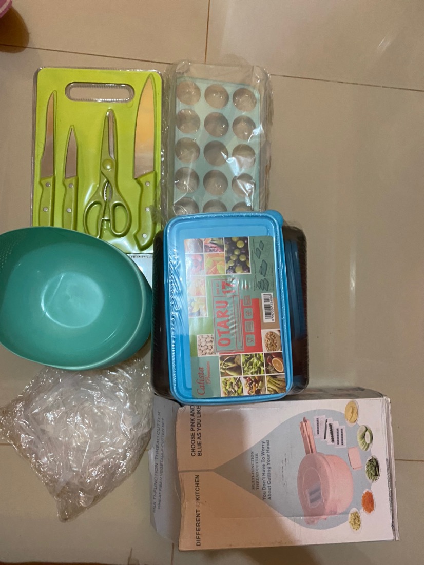 Pisau Dapur Set 5 In 1 Peralatan Dapur Dan Peralatan Memasak Set