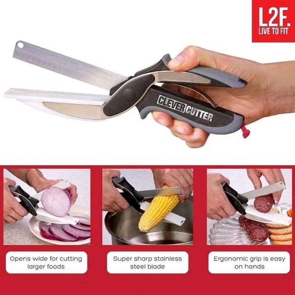 gunting dapur serbaguna | multifunctional food scissors