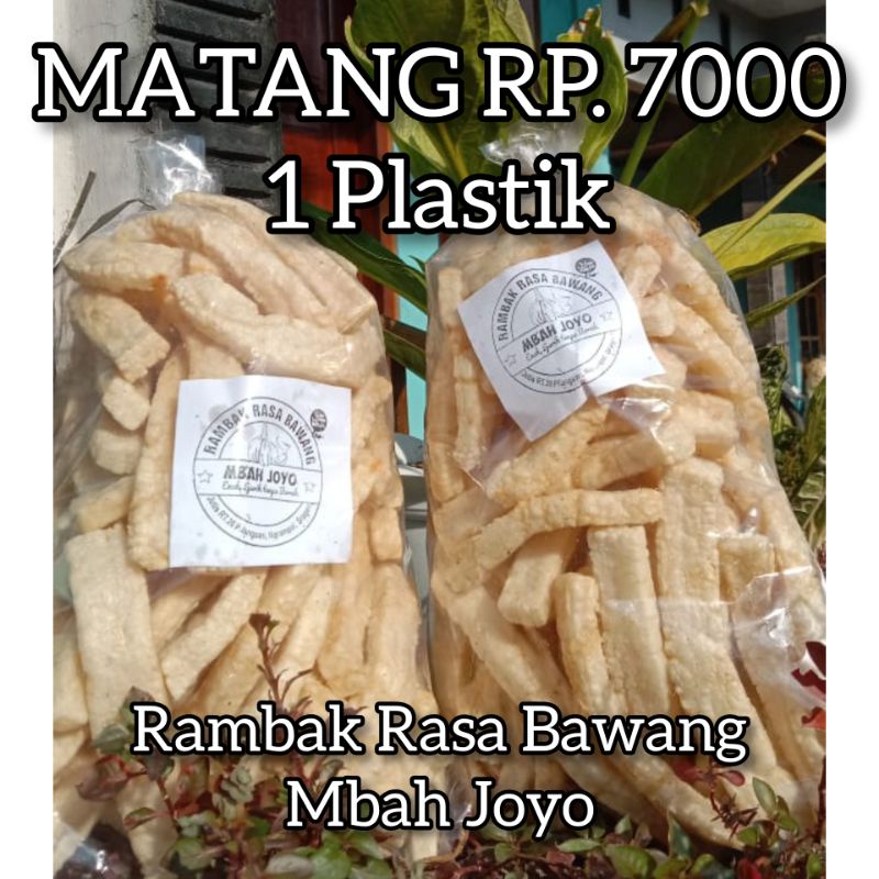 

Kerupuk Rambak Bawang Mbah Joyo