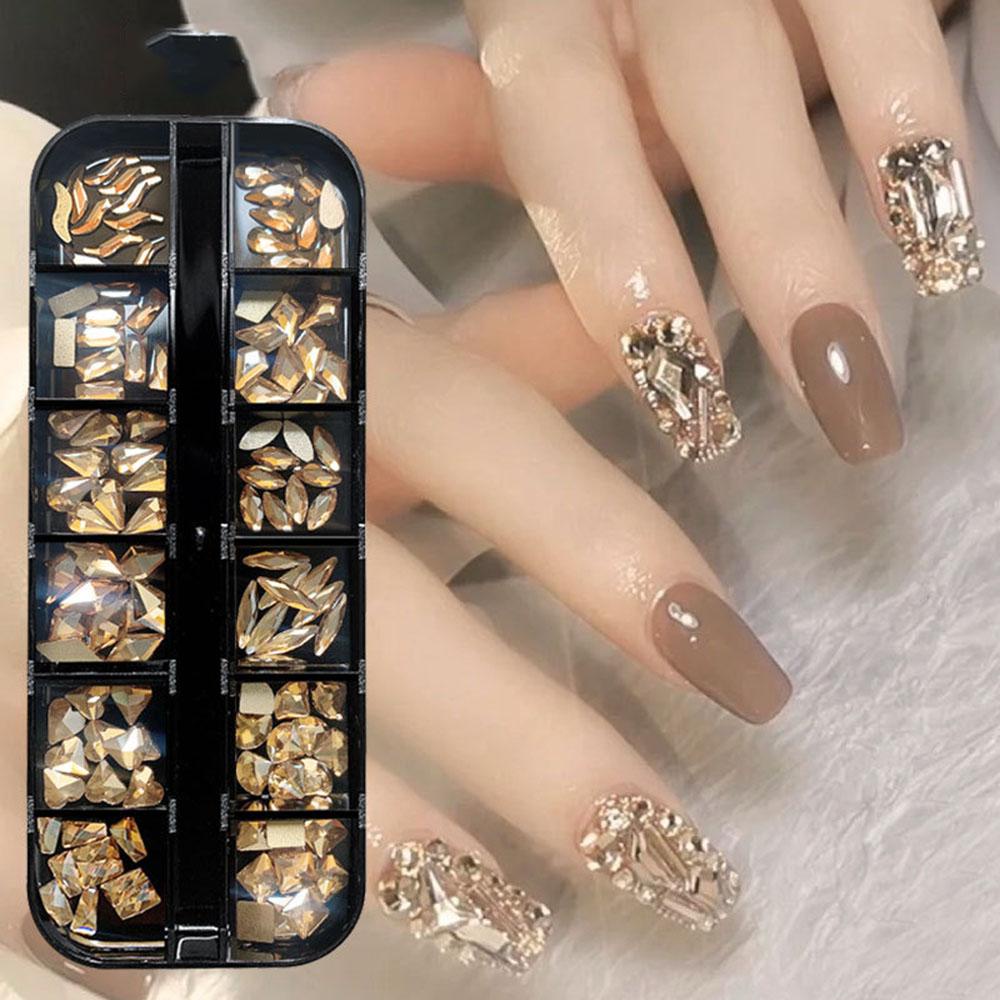 AUGUSTINA Augustina Hiasan Nail Art Fashion Symphony Manicure Aksesoris DIY Dekorasi Nail Art