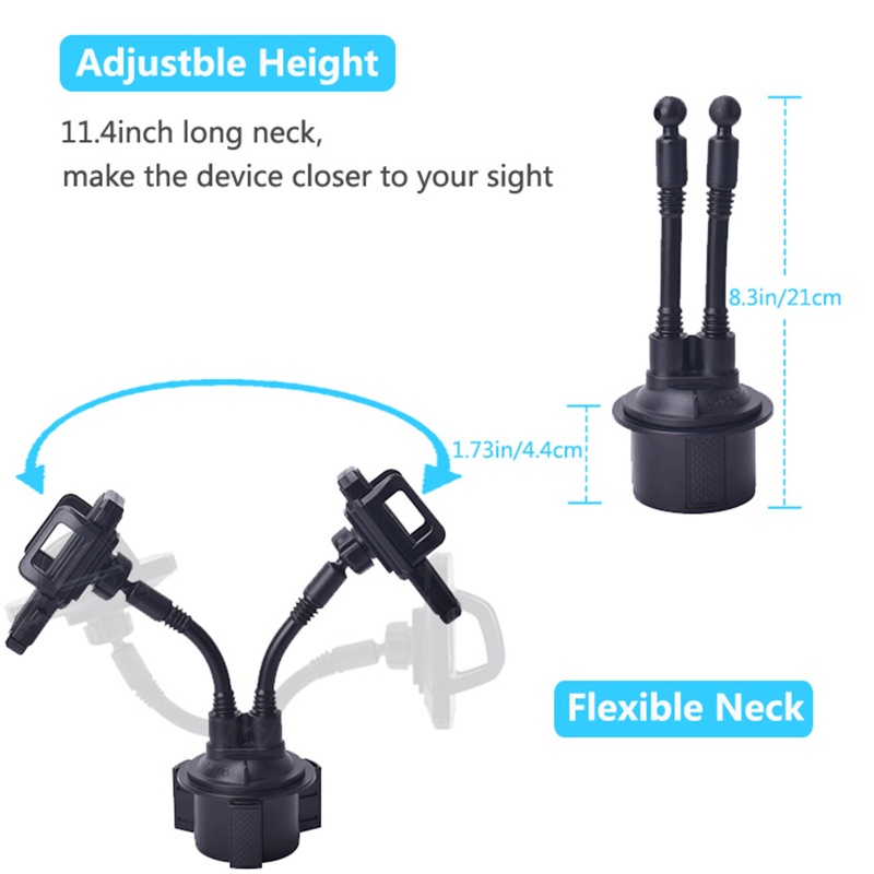 Zzz Mount Holder Hp Rotasi 360 Derajat Untuk Mobil° Stand Holder Smartphone Stabil Bisa Diputar / Ditekuk