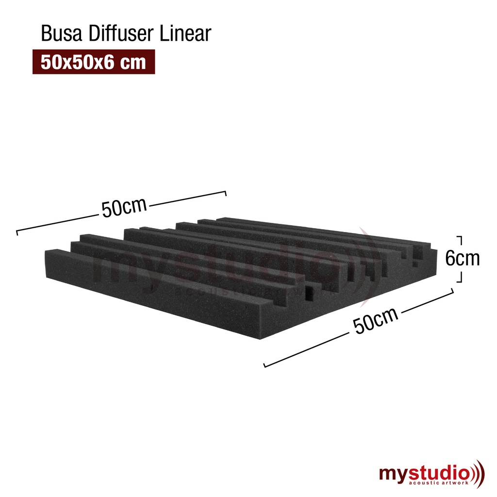 Busa Diffuser Linear | Foam Diffuser Linear | Acoustic Foam Diffuser