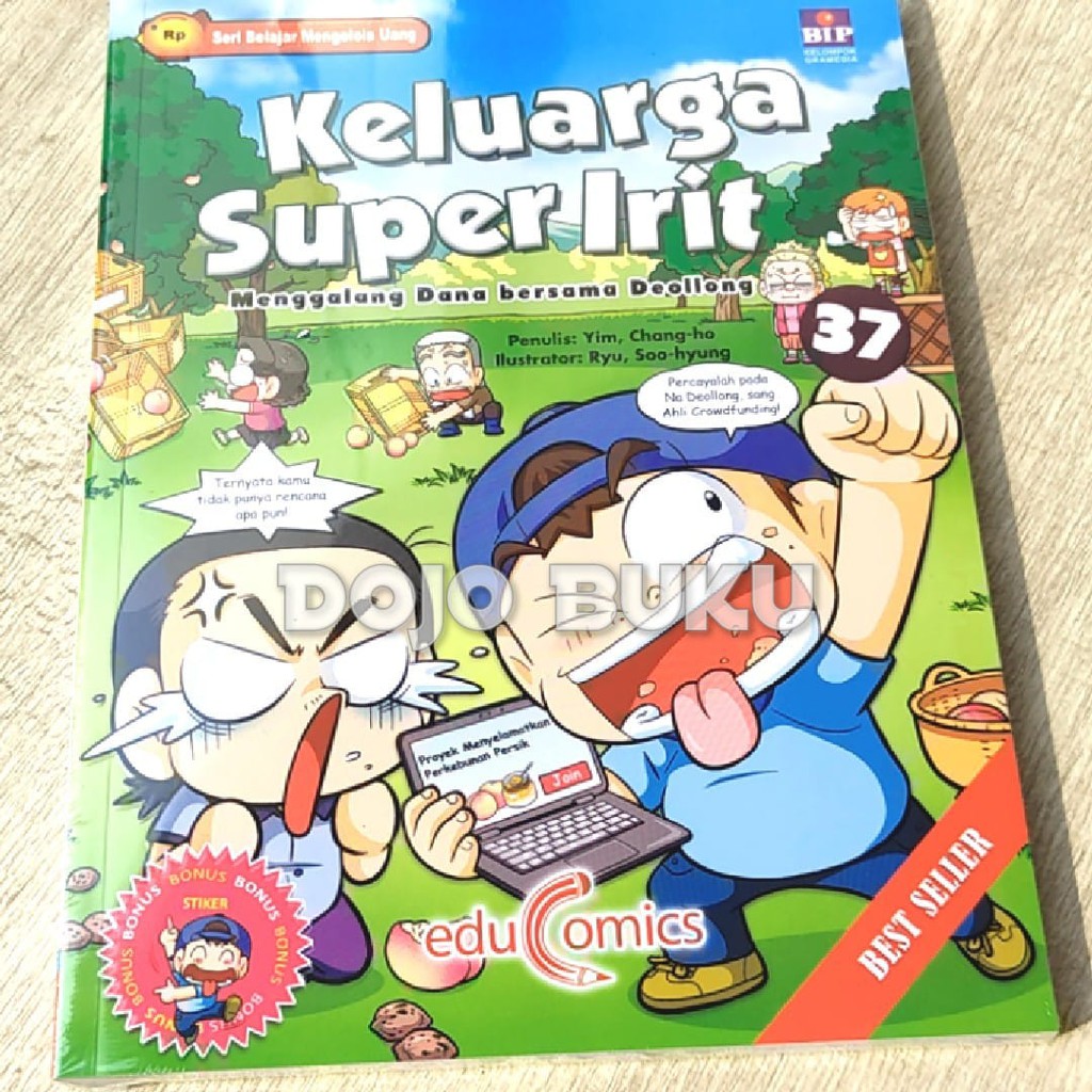 Educomics : Keluarga Super Irit 37 - Menggalang Dana Bersama Yim Chang