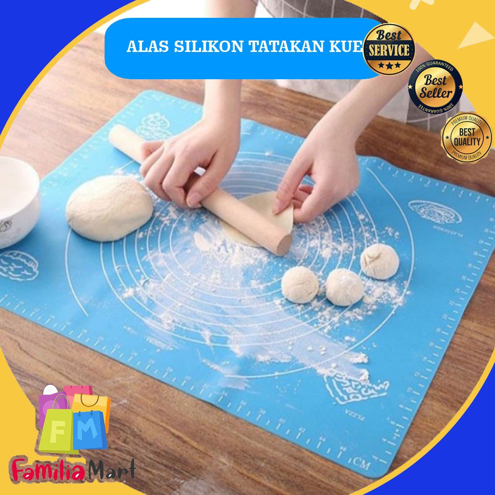 ALAS ADONAN SILIKON TATAKAN KUE SILICONE MAT BAKING ROTI PIZZA DOUGH