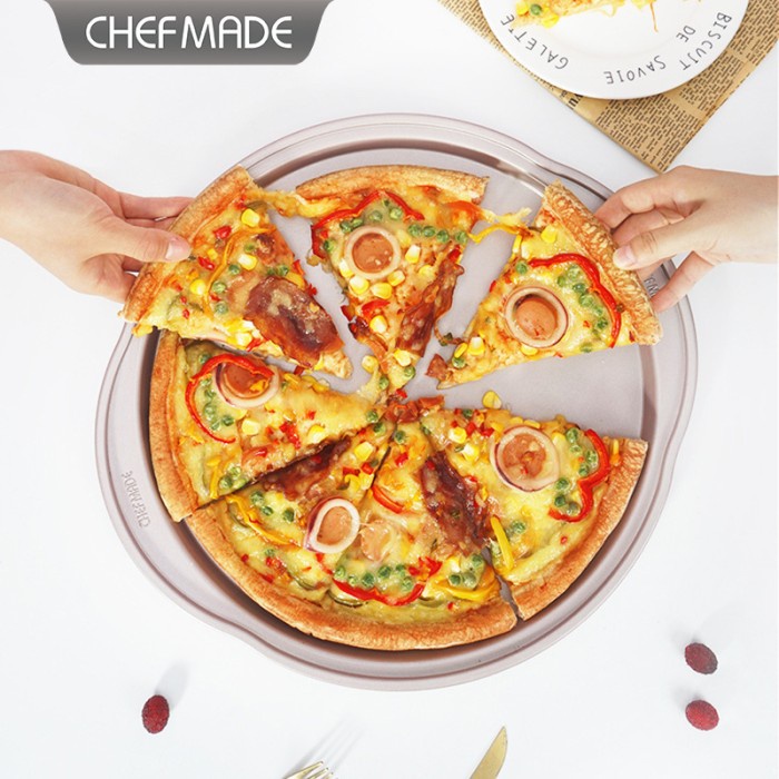 chefmade 14inch non stick pizza pan wk9868 / loyang pizza