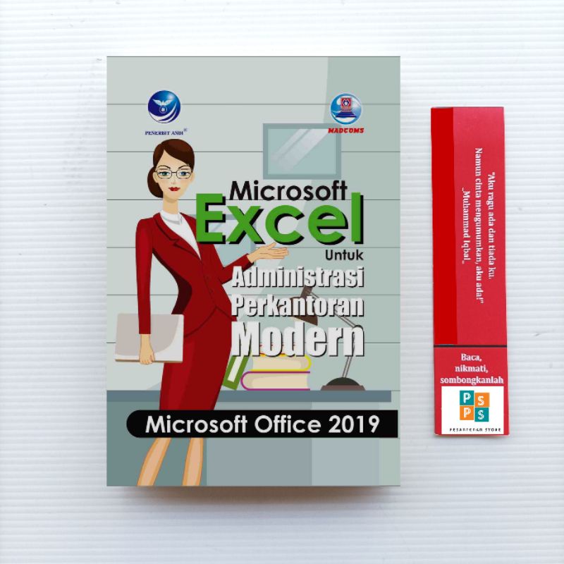 BUKU ORIGINAL Microsoft Excel untuk administrasi perkantoran modern Buku komputer Penerbit Andi