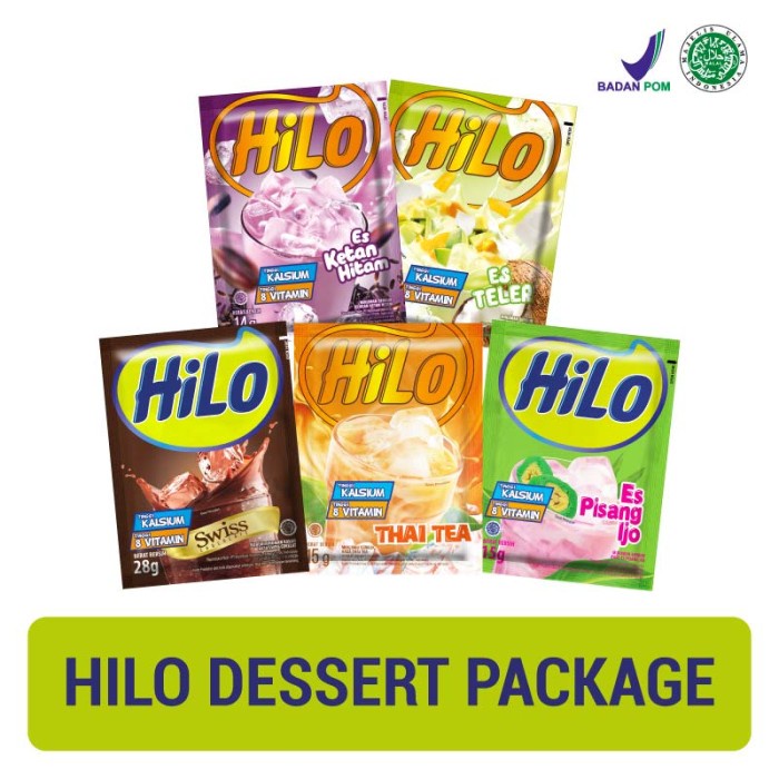 

DISKON - (BISA COD) Paket HiLo Dessert (50 Sch) - Minuman Bubuk Tinggi Kalsium