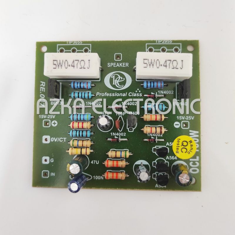 Kit Driver Power Amplifier OCL 150W Mono