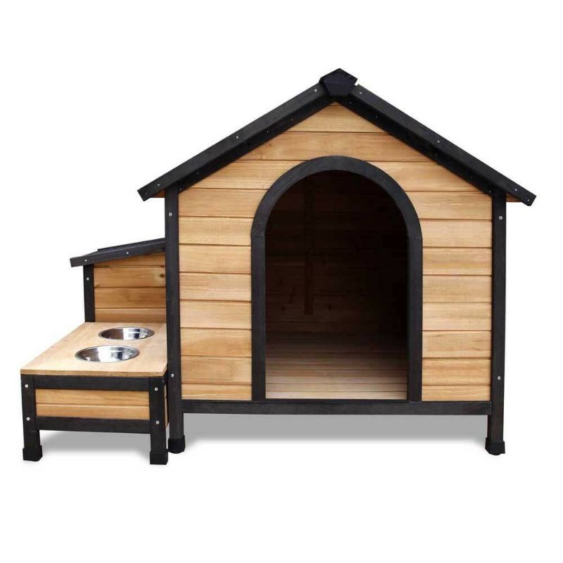 kandang anjing outdoor kayu   rumah anjing kayu minimalis   dog house