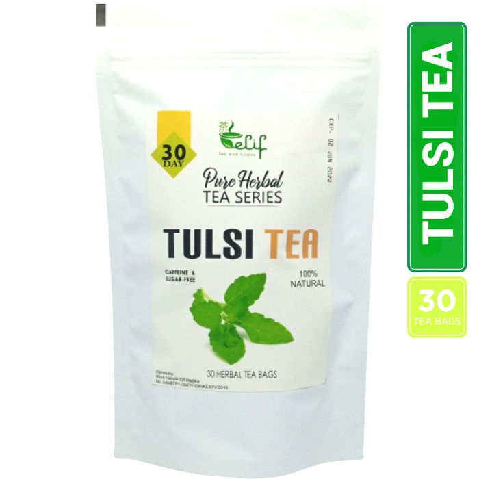 

B062 Tulsi Tea : Ocimum Basilium / Holy Basil Isi 30 Tea Bag g054S