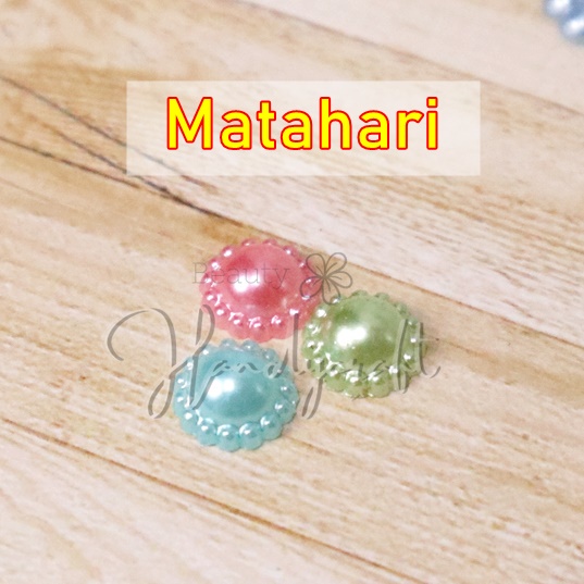 Mutiara Setengah Motif Mix warna