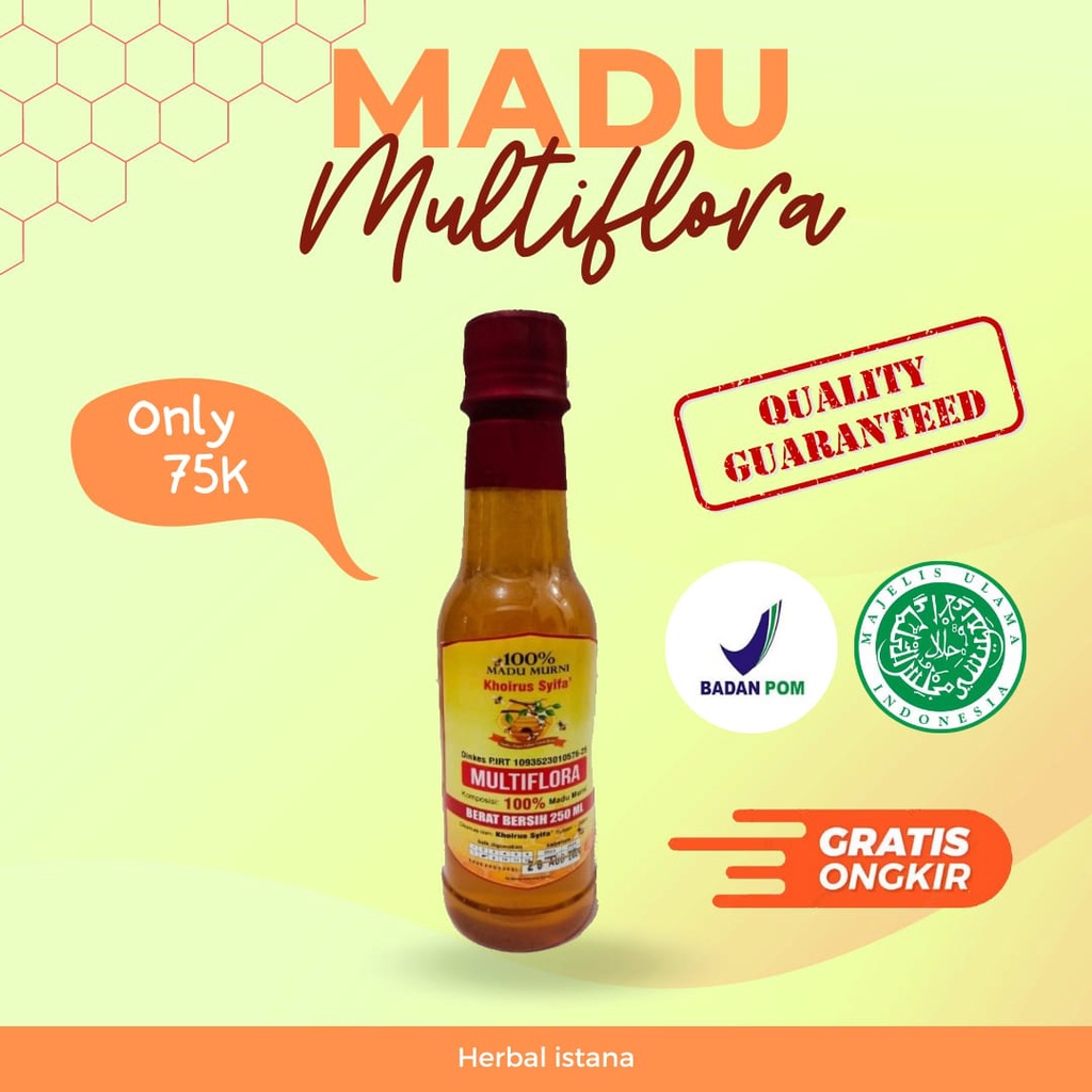 

Madu Multifora BERKHASIAT HERBAL ALAMI