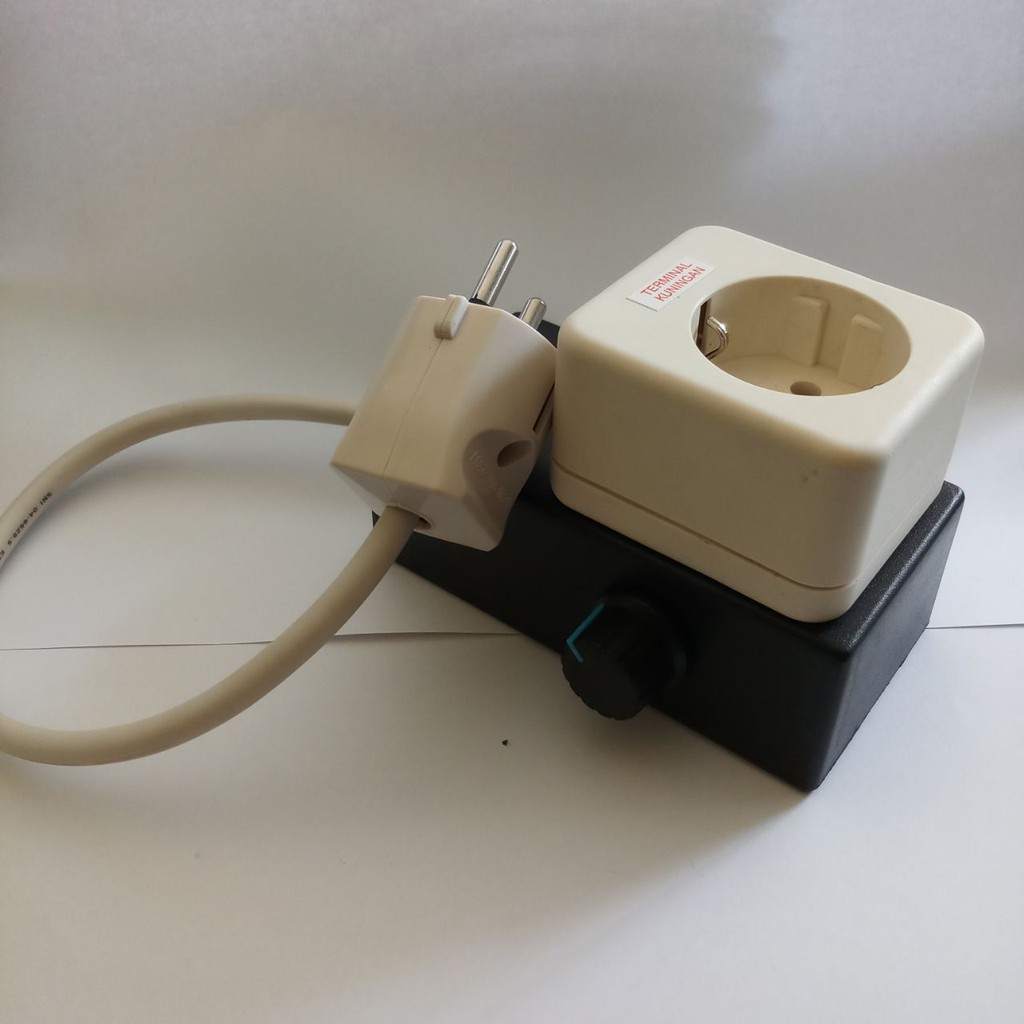 . CV. TTG -   Dimmer Set SCR 2000 W Watt Lengkap Ada Colokan Dan Stop Kontak