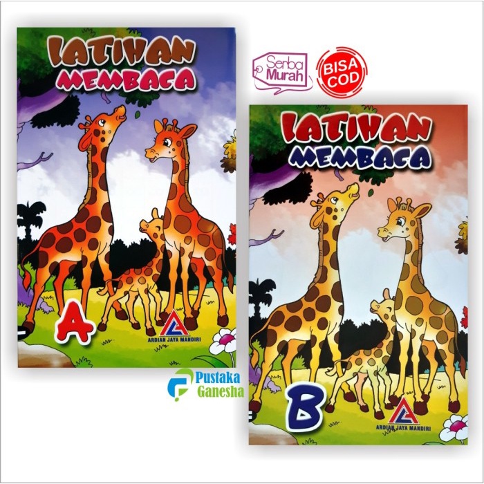 Buku TK Latihan Membaca Untuk Latihan Anak Usia PAUD RA Playgroup Penerbit Ardian Jaya Mandiri