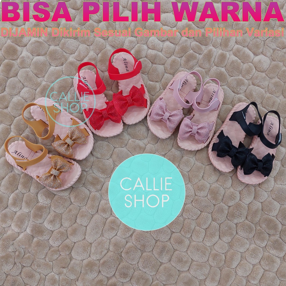 Sandal Anak Perempuan Jelly Pita Glitter 8898-A4 SDLPTA