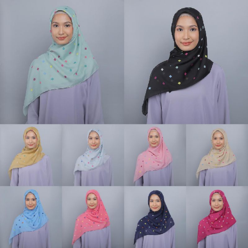 Zoya Scarf Kerudung Hijab Segiempat Devinka (COD)