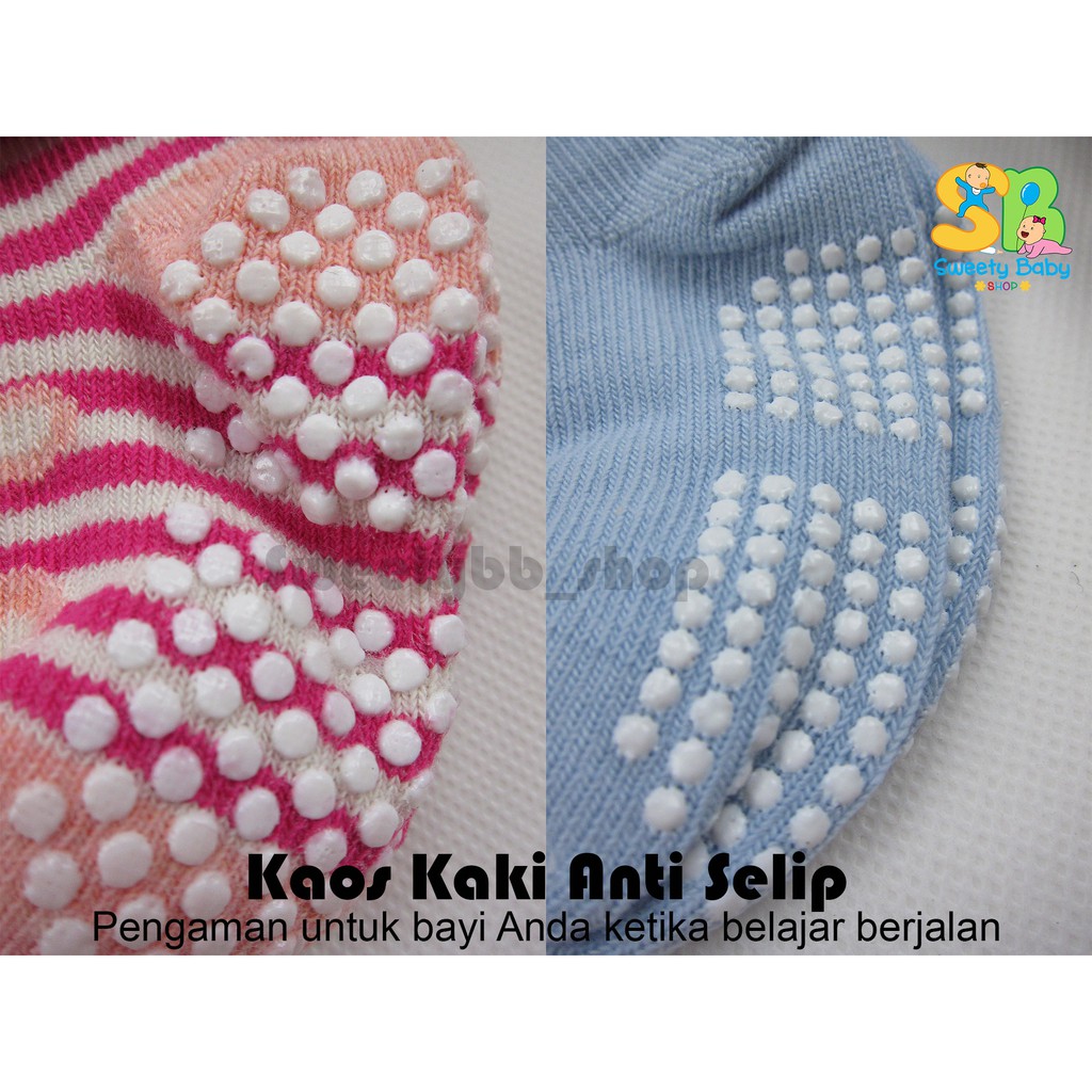 Kaos kaki bayi carte anti selip (isi 3)