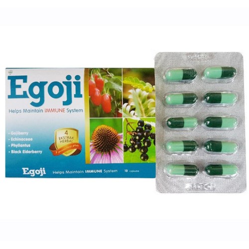 EGOJI Strip 10 Tablet - Vitamin Multivitamin Suplemen Daya Tahan Tubuh