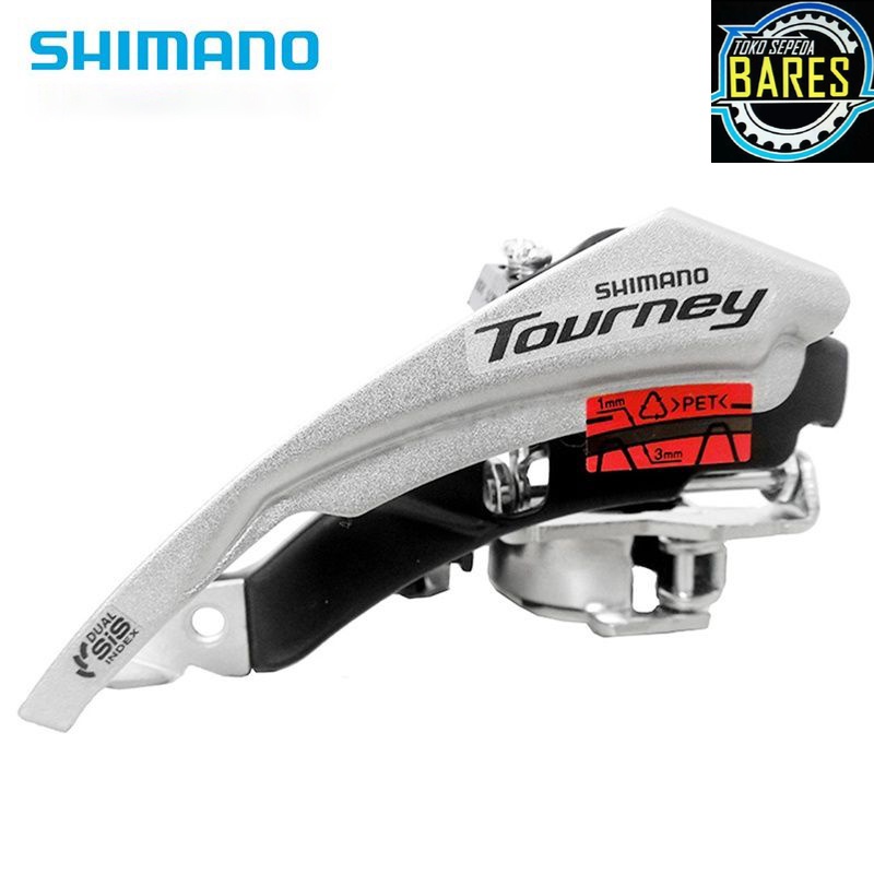 FD / Front Derailleur Sepeda Shimano Tourney FD-TY510 / FD-TY500 SIS Index Tarikan Atas Bawah / Dual Pull