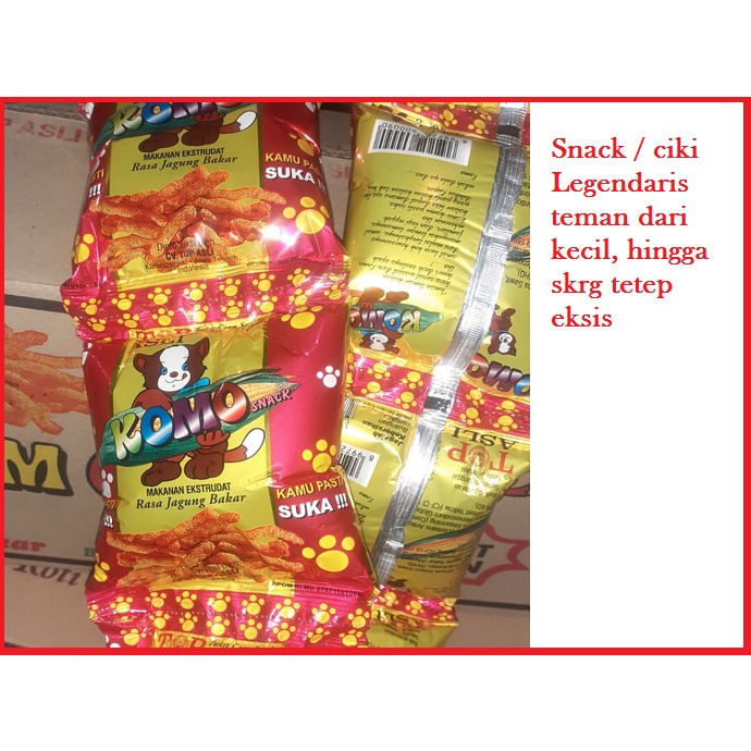 Snack Komo Rasa Jagung Bakar | Semua Pasti Suka snack murah legendaris murah meriah renteng