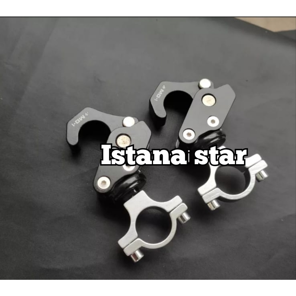paket 2 pcs gantungan barang honda pcx 150 HITAM