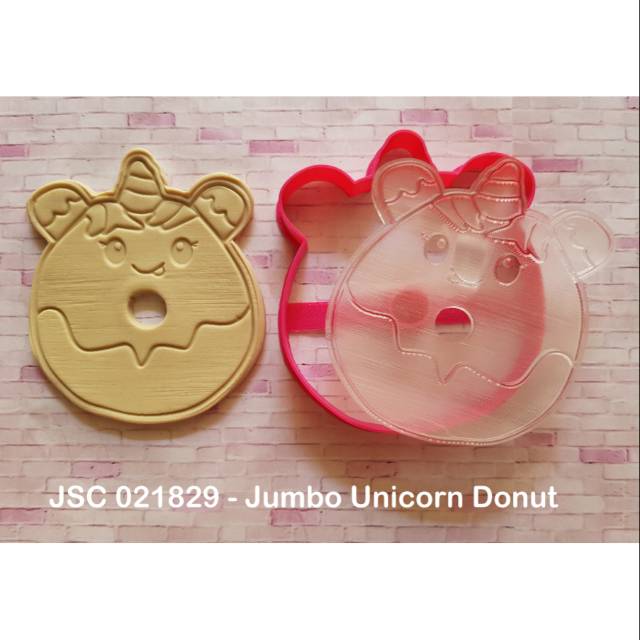 Cookie cutter Squishy JUMBO UNICORN DONUT