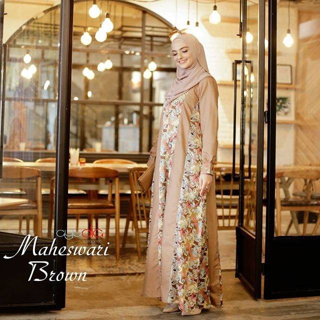 Maheswari dress brown