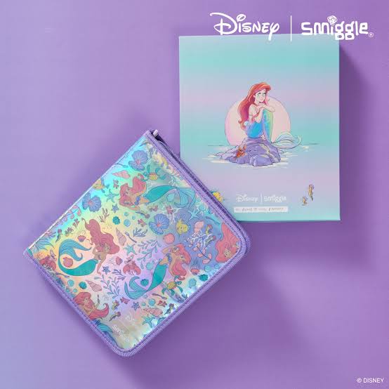 Smiggle Original Backpack Disney Ariel Mermaid &amp; Flounder