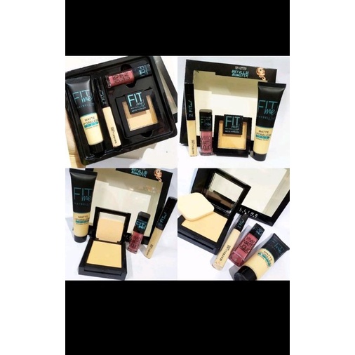 Paket Kosmetik Maybelline Lengkap 9 In 1 / Paket Hemat