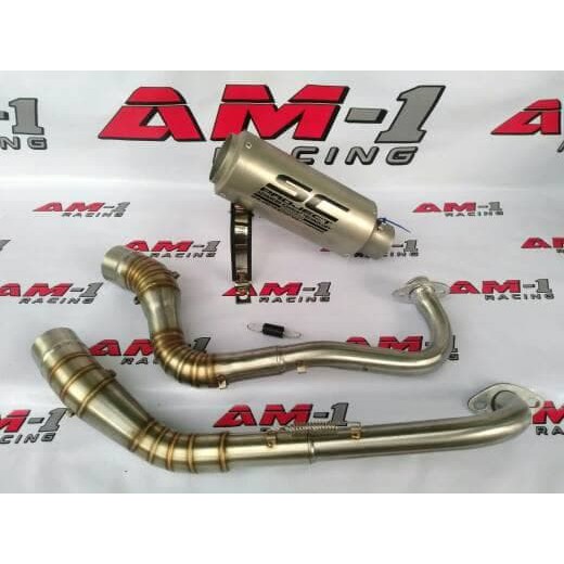 Knalpot Racing SC Project Sandblast Mio Sporty Vino M3 Soul Gt Karbu