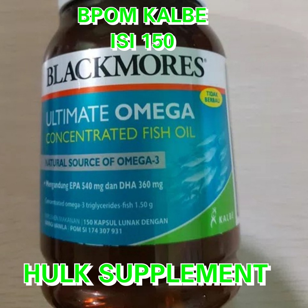 Blackmores black mores ultimate omega 3 minyak ikan fish oil isi 150