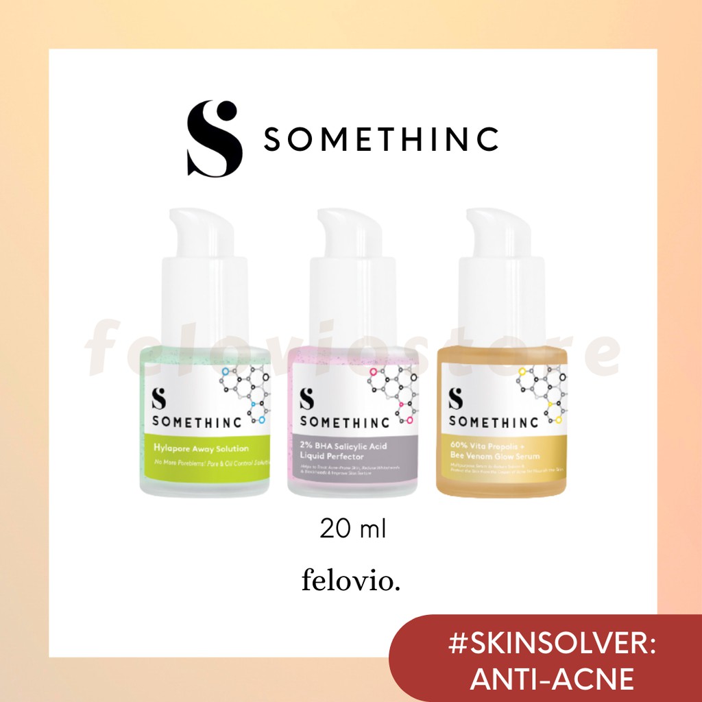[CLEARANCE SALE] [READY] [BPOM] SOMETHINC Skin Solver Series for ANTI-ACNE (Hylapore Away Solution /