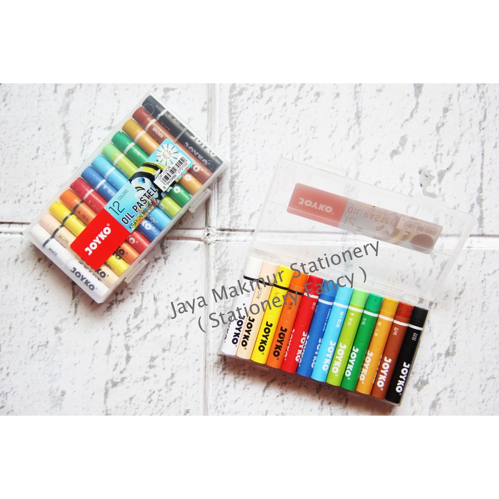 Crayon Oil Pastel Joyko Round 12 warna OP-12CR