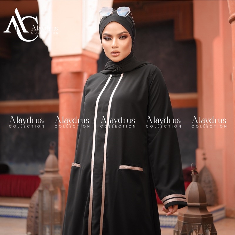 New Abaya Gamis Maxi Dress Arab Saudi Bordir Zephy Turki Umroh Dubai Turkey India Wanita Hitamjo 622