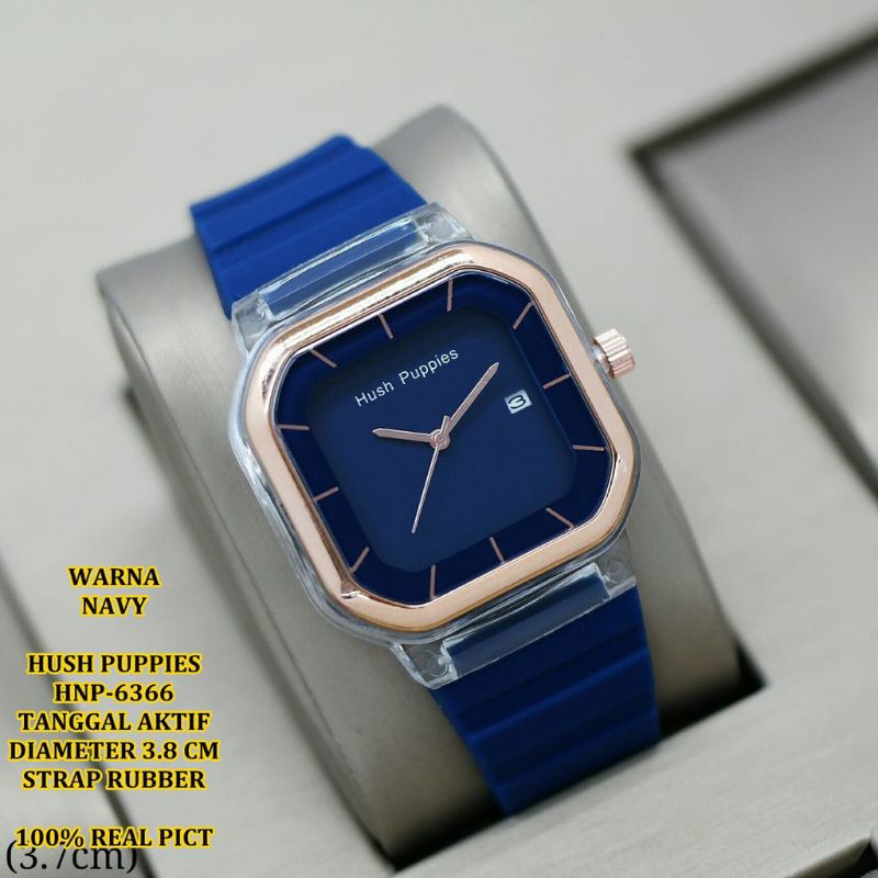 Jam Tangan Wanita Fashion K5256Z Tali Rubber Tanggal Aktif Free Box &amp; Baterai